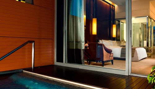 Premier-Doppelzimmer, 1 King-Bett, Buchtblick (Jacuzzi)