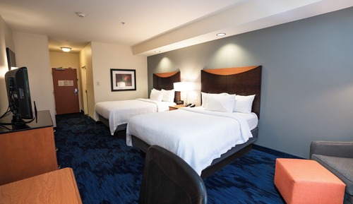 Zimmer, 2 Queen-Betten (Mobility/Hearing Access, Roll-In Shwr)