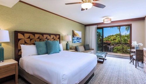 Studio, 1 King-Bett und Schlafsofa, Kochnische (Island View, lanai)