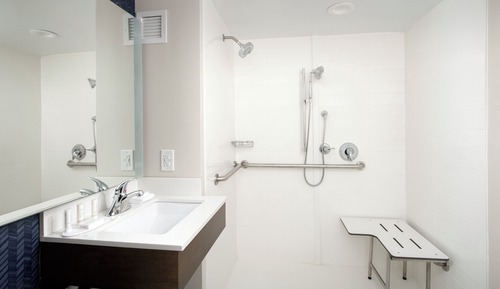 Studio, 1 King-Bett und Schlafsofa (Mobility/Hearing Access, Roll-In Shwr)