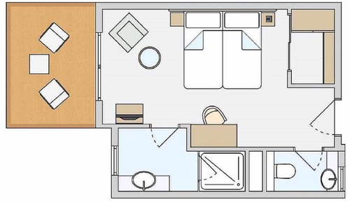 Economy-Doppelzimmer