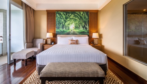 Superior-Zimmer, 1 Queen-Bett, Talblick