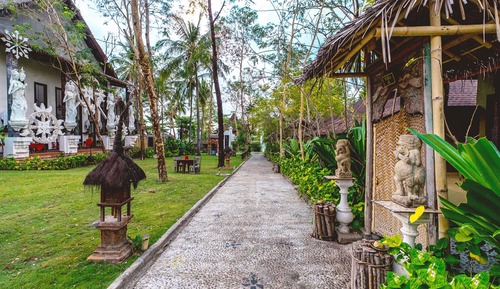 Bungalow, 1 Schlafzimmer, Gartenblick (Ampenan)
