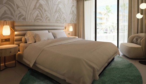 Suite, 2 Schlafzimmer, Blick auf die Anlage