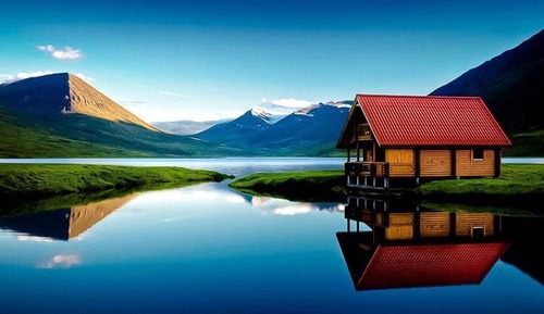 Ferienhütte (Medium)