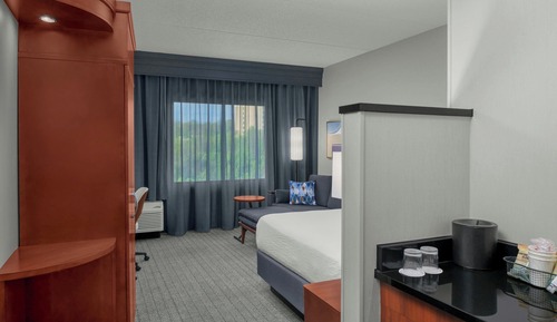 Zimmer, 1 King-Bett und Schlafsofa (Hearing Accessible)