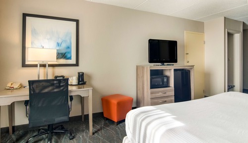 Standardzimmer, 1 King-Bett, barrierefrei, Kühlschrank und Mikrowelle