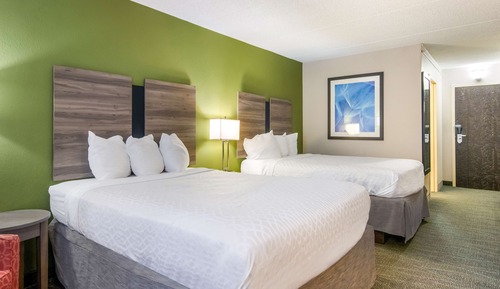 Standardzimmer, 2 Doppelbetten, Nichtraucher, Kühlschrank und Mikrowelle