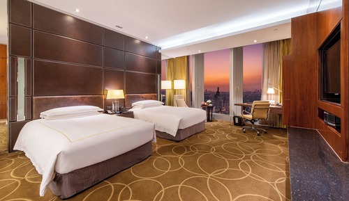 Classic-Zimmer, 2 Doppelbetten, Stadtblick (High Floor)