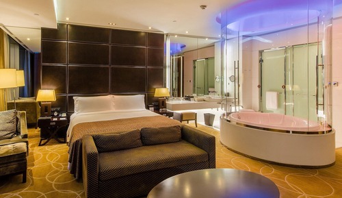 Premium-Zimmer, 1 King-Bett, Zutritt zur Club Lounge, Seeblick