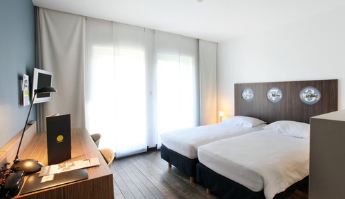 Doppelzimmer zur Einzelnutzung, Gartenblick