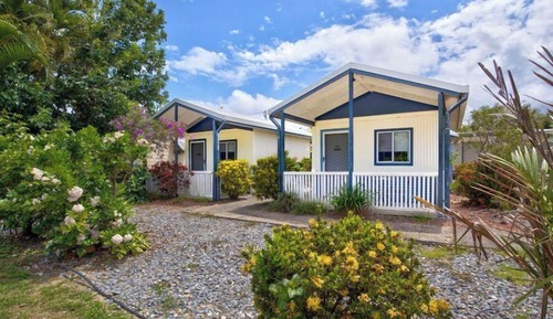 Basic-Ferienhütte, Mehrere Betten, Gemeinschaftsbad (Beach Shack)
