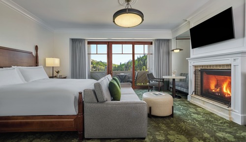 Suite, Mehrere Betten, Blick auf die Anlage