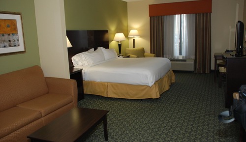 Suite, 1 King-Bett, barrierefrei (Mobility, Roll-In Shower)