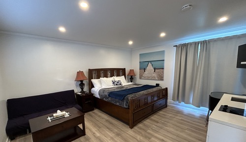 Executive-Zimmer, 1 King-Bett, Kochnische, Poolblick