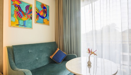 Superior-Doppelzimmer, Poolblick