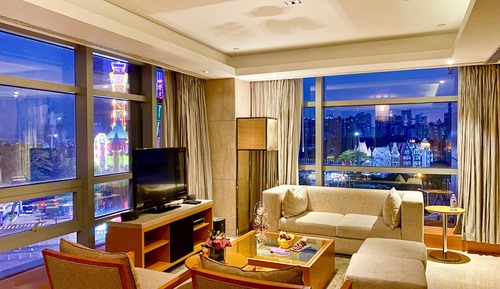 Club-Suite, 1 King-Bett, Parkblick
