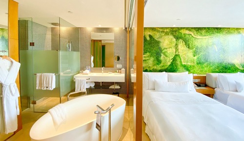 Club-Suite, 1 King-Bett, Stadtblick