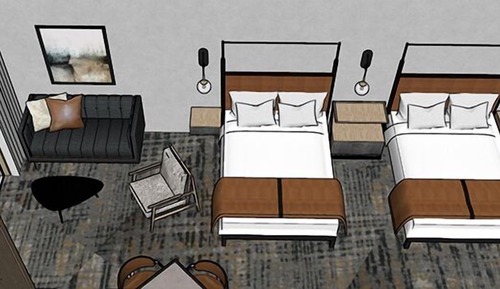 Elite-Studio, Mehrere Betten, Kamin, eingeschränkter Seeblick