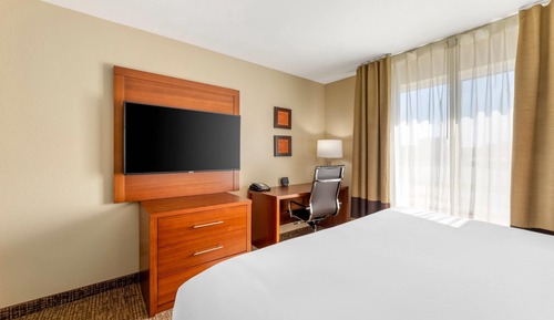 Suite, 1 King-Bett und Schlafsofa, barrierefrei, Nichtraucher (Roll-In Shower)