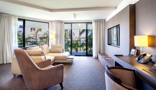 Exclusive-Suite, Balkon, Flussblick