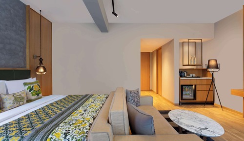 Club-Zimmer, 1 King-Bett (Private Garden)
