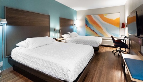 Zimmer, 2 Queen-Betten