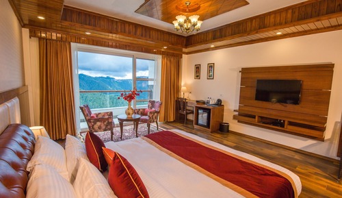 Premium-Doppelzimmer, 1 Schlafzimmer, Balkon, Talblick