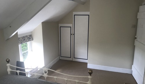 Deluxe-Doppelzimmer, eigenes Bad (Blue Room)