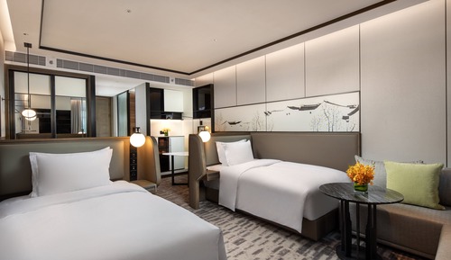 Standardzimmer, 2 Doppelbetten, Zutritt zur Club Lounge