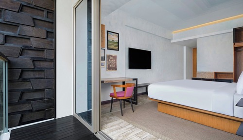 Zimmer, 1 King-Bett, Raucher, Stadtblick (Balcony)