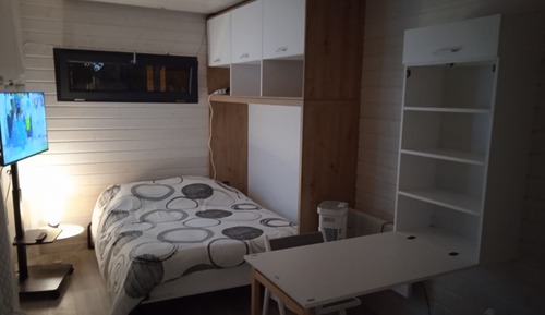 Comfort-Studio, 1 Queen-Bett, Küche, Gartenblick