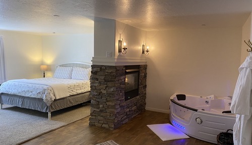 Honeymoon-Studiosuite, Nichtraucher, Gartenblick