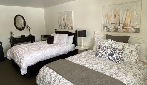 Comfort-Zimmer, 2 Queen-Betten, Gartenblick