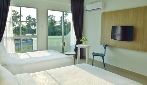 Superior-Doppel- oder -Zweibettzimmer