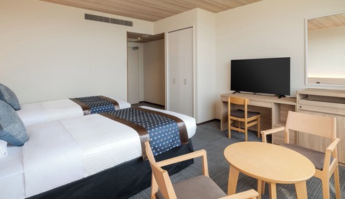 Standard-Zweibettzimmer, Nichtraucher, Meerblick (with Toilet)