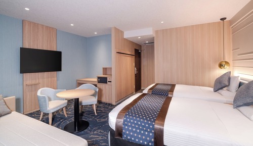 Superior-Zweibettzimmer, Nichtraucher, Meerblick (with Private Bathroom)