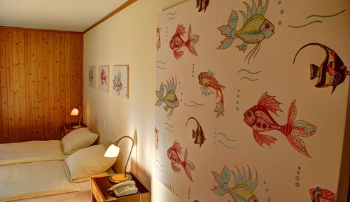 Panoramic-Doppel- oder -Zweibettzimmer, Bergblick