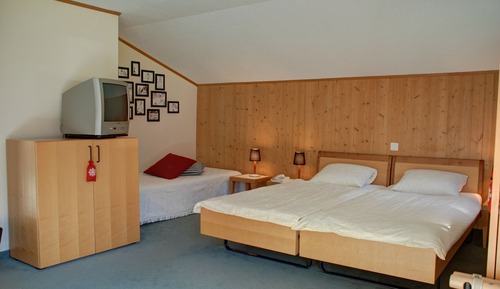 Familien-Dreibettzimmer, Bergblick