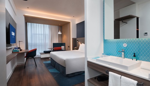 Standardzimmer, 1 King-Bett, Stadtblick