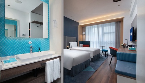 Standardzimmer, 2 Einzelbetten, Stadtblick