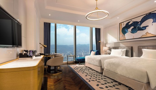 Deluxe-Zimmer, 2 Einzelbetten, Flussblick