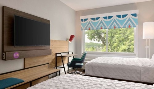 Zimmer, 2 Queen-Betten, barrierefrei (Hearing)