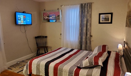 Standardzimmer, 1 Queen-Bett, Nichtraucher, Gartenblick (New York (Shared Bathrooms))