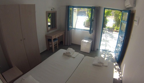 Zweibettzimmer, Meerblick (Veranda)