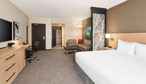 Zimmer, 1 King-Bett und Schlafsofa