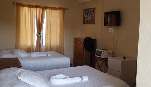 Premium-Doppelzimmer, 2 Doppelbetten, Meerblick