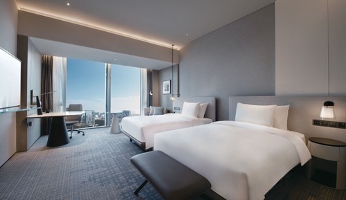 Standardzimmer, 2 Doppelbetten, Zugang zur Business-Lounge