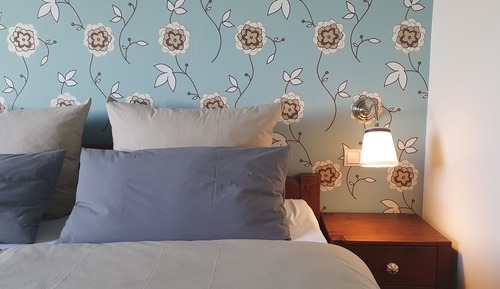 Superior-Doppelzimmer, mit Bad, Gartenblick (#4 KingLouis im 1.OG)