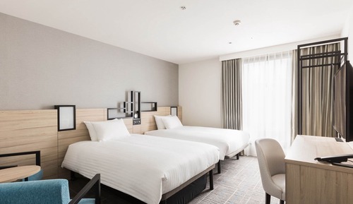 Deluxe-Zweibettzimmer, Nichtraucher (Separate Bath and Toilet, 1 pax)